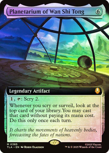Planetarium of Wan Shi Tong (TLA) (385) / Extended Art / Foil