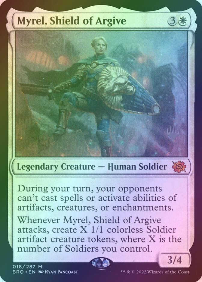 Myrel, Shield of Argive (PBRO) (18p) / Foil