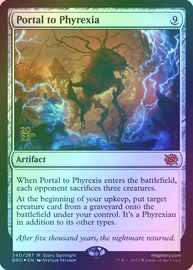 Portal to Phyrexia (PBRO) (240s) / Foil
