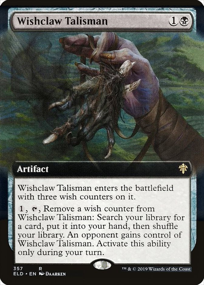 Wishclaw Talisman (ELD) (357) / Extended Art