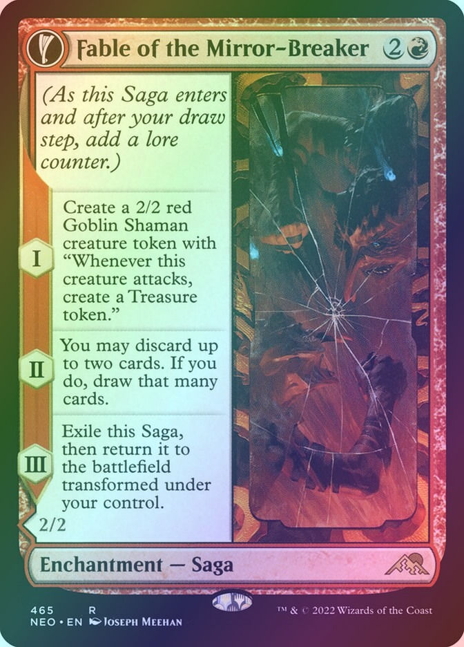 Fable of the Mirror-Breaker // Reflection of Kiki-Jiki (NEO) (465) / Foil — cara 1 de 2