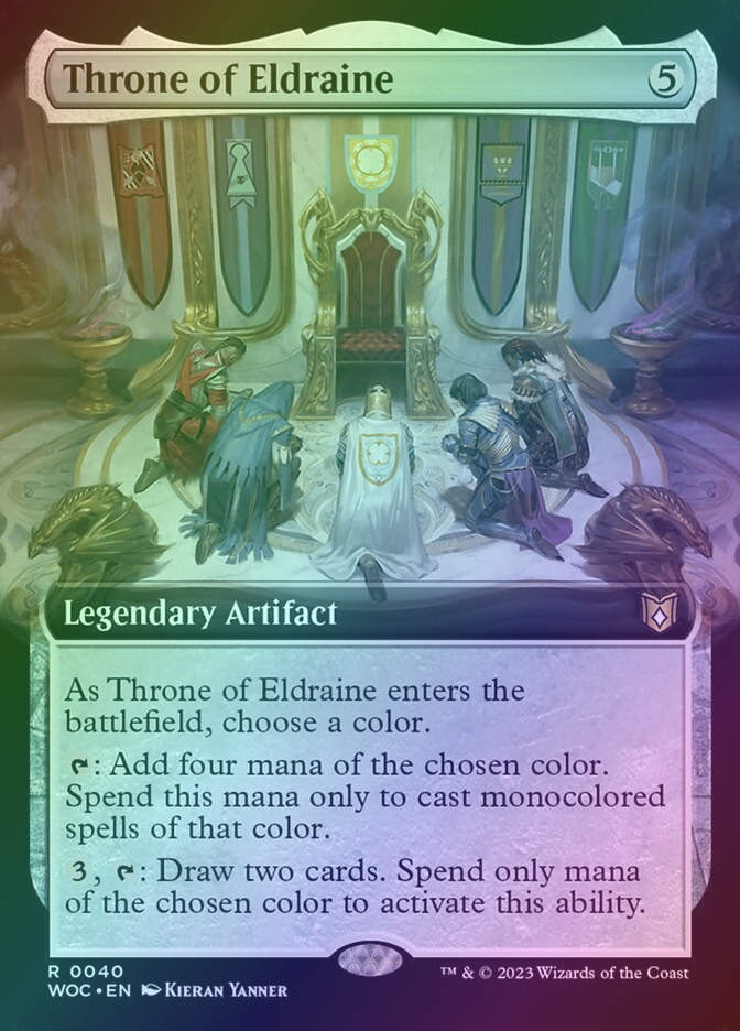 Throne of Eldraine (WOC) (40) / Extended Art / Foil