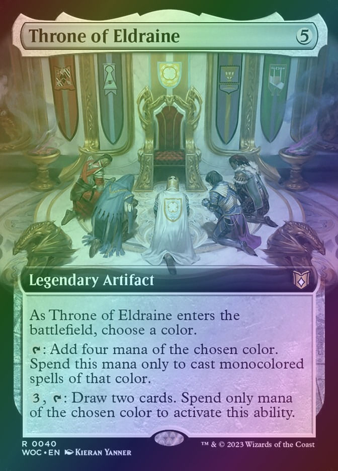 Throne of Eldraine (WOC) (40) / Extended Art / Foil