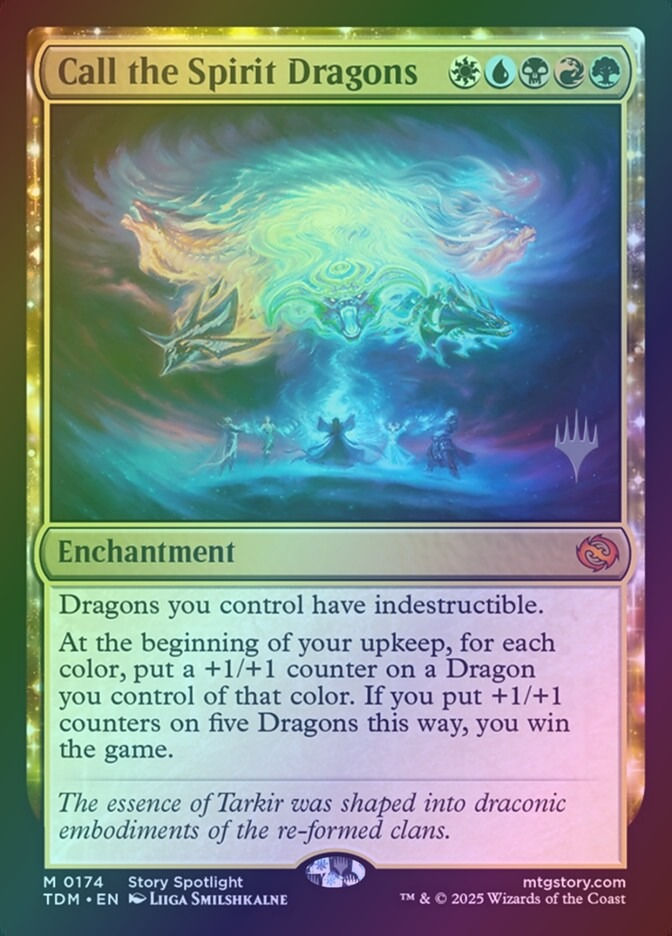 Call the Spirit Dragons (PTDM) (174p) / Foil