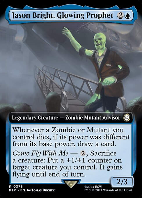 Jason Bright, Glowing Prophet (pip) (376) / Extended Art