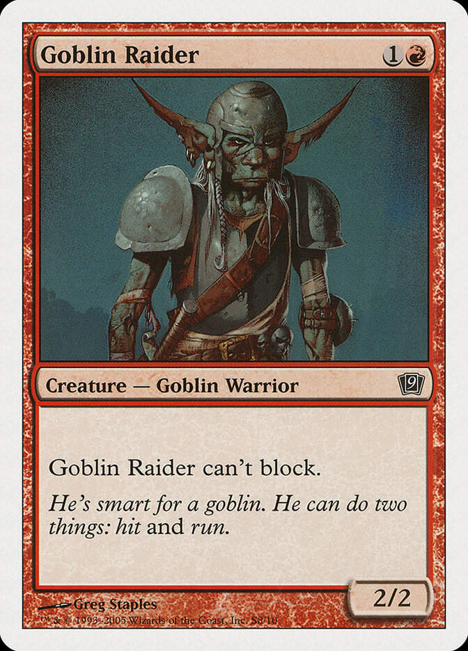 Goblin Raider (9ED) (S8)