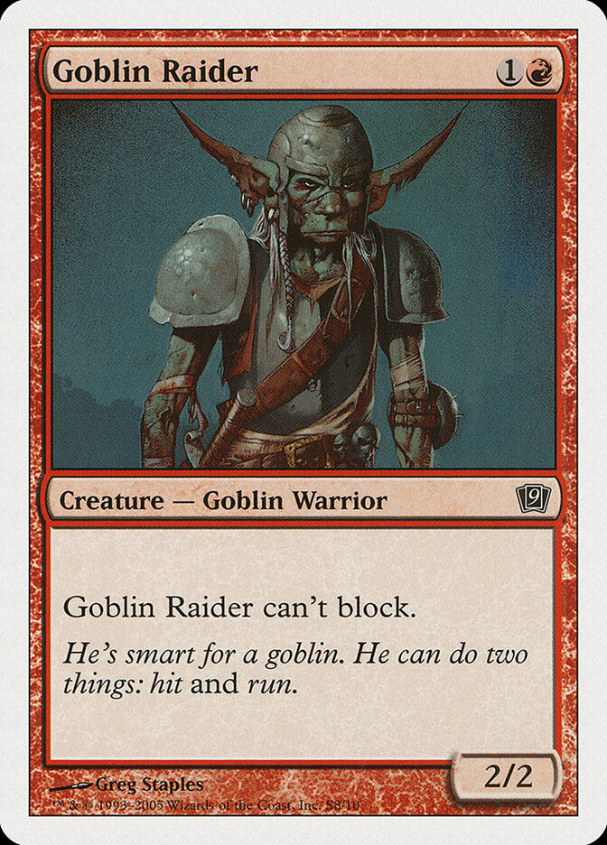 Goblin Raider (9ED) (S8)
