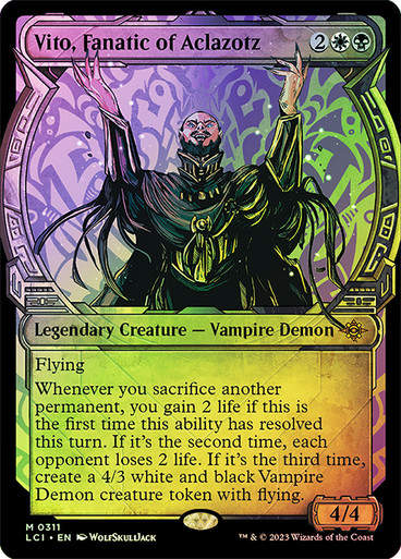 Vito, Fanatic of Aclazotz (lci) / Showcase / Foil