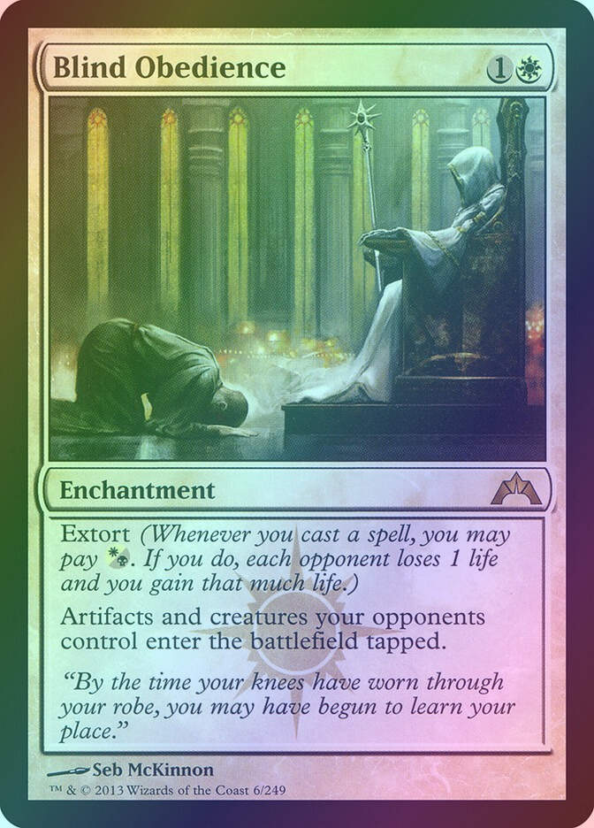 Blind Obedience (GTC) (6) / Foil