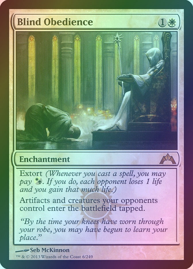 Blind Obedience (GTC) (6) / Foil