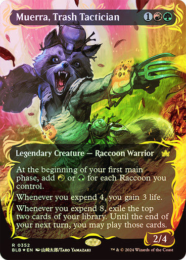 Muerra, Trash Tactician (blb) (352) / Raised Foil