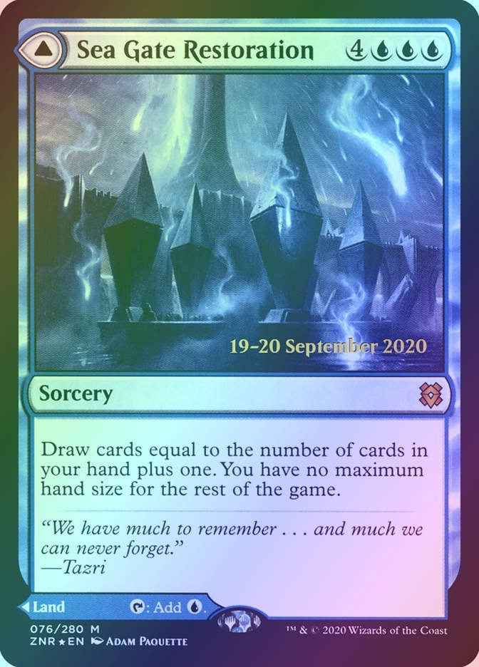 Sea Gate Restoration // Sea Gate, Reborn (PZNR) (76s) / Foil