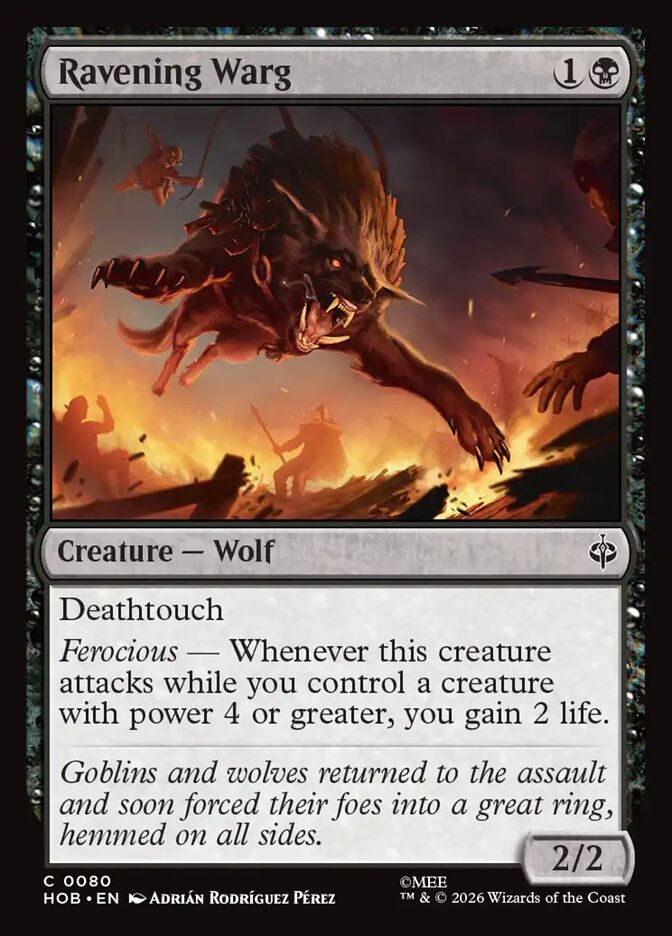 Ravening Warg (HOB) (80)