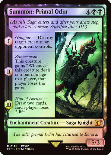 Summon: Primal Odin (FIN) (121) / Foil