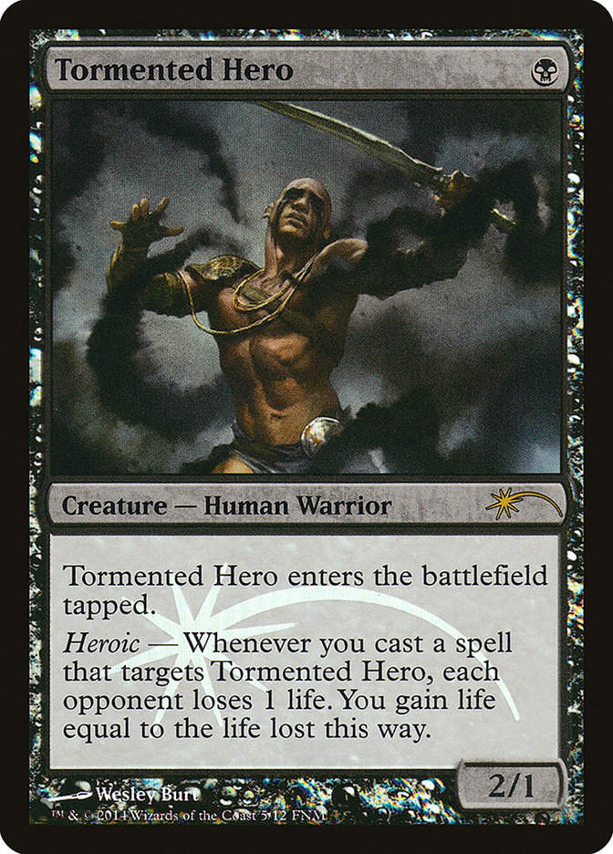 Tormented Hero (f14) / FNM Promo Foil