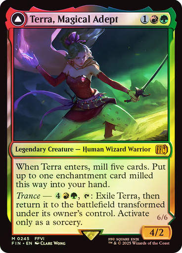 Terra, Magical Adept // Esper Terra (FIN) (245) / Foil