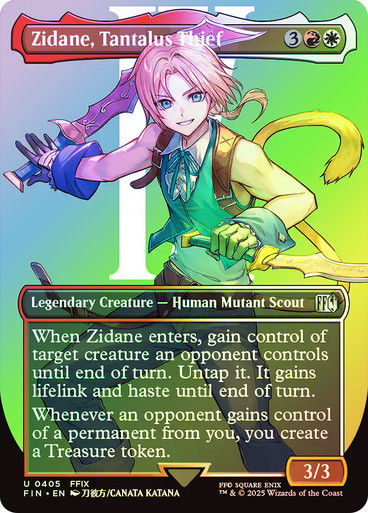 Zidane, Tantalus Thief (FIN) (405) / Borderless / Foil
