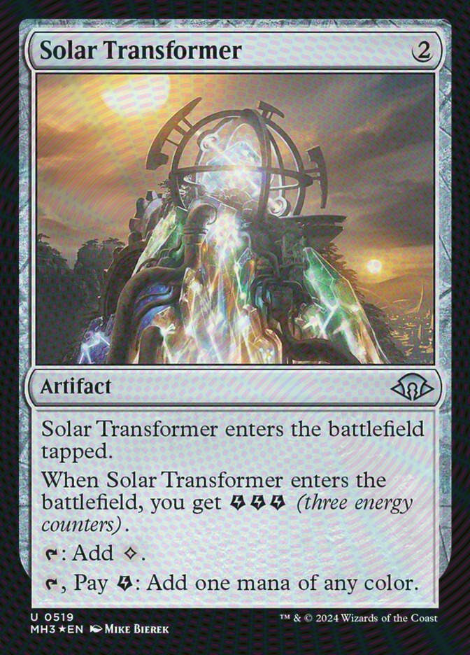 Solar Transformer (MH3) (519) / Ripple Foil