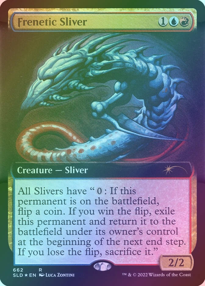 Frenetic Sliver (SLD) (662) / Extended Art / Foil