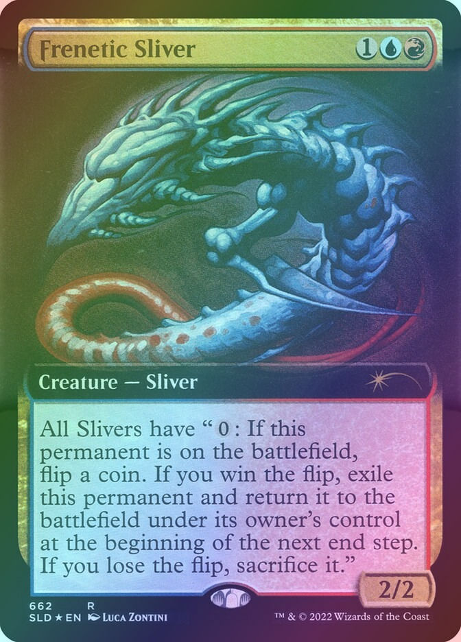 Frenetic Sliver (SLD) (662) / Extended Art / Foil