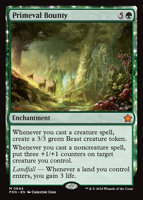 Primeval Bounty (FDN) (644) (Starter)