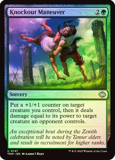 Knockout Maneuver (TDM) (147) / Foil
