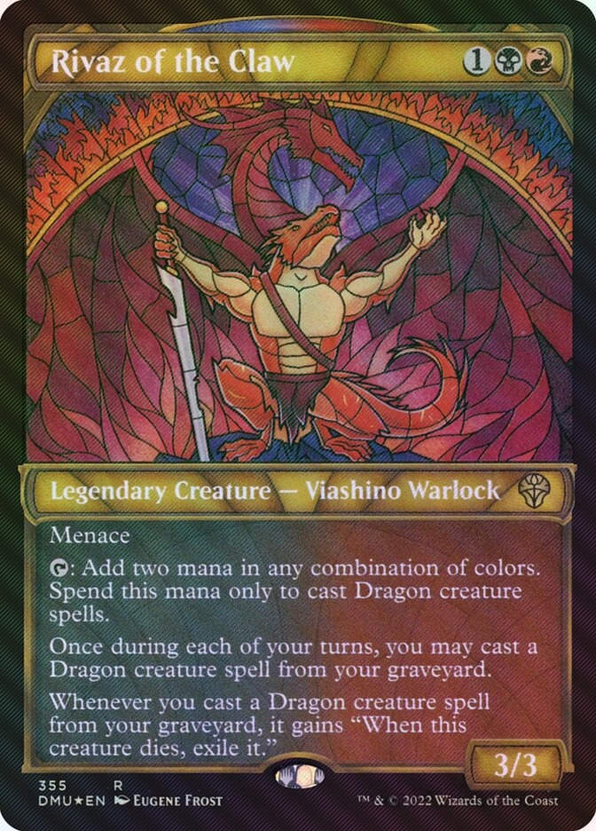 Rivaz of the Claw (DMU) (355) / Showcase / Textured Foil