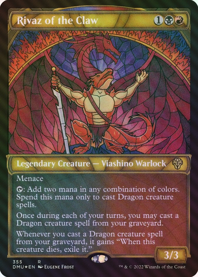 Rivaz of the Claw (DMU) (355) / Showcase / Textured Foil