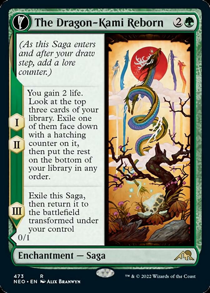 The Dragon-Kami Reborn // Dragon-Kami's Egg (NEO) / Extended Art — cara 1 de 2