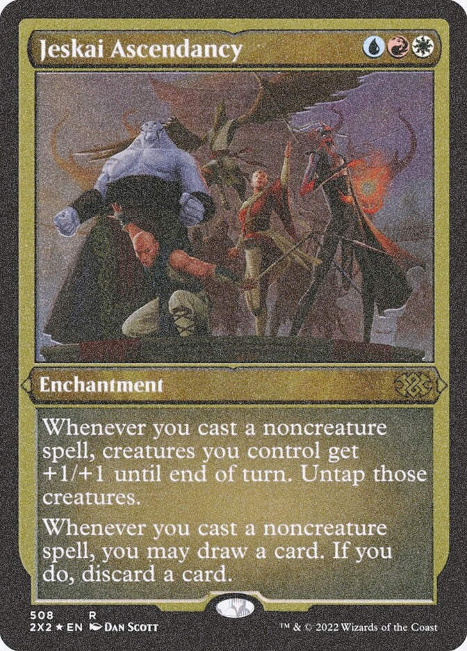 Jeskai Ascendancy (2X2) (508) / Foil Etched