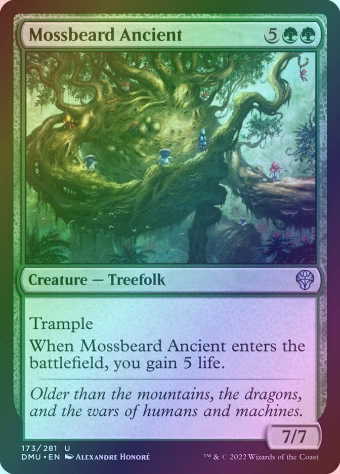 Mossbeard Ancient (DMU) (173) / Foil