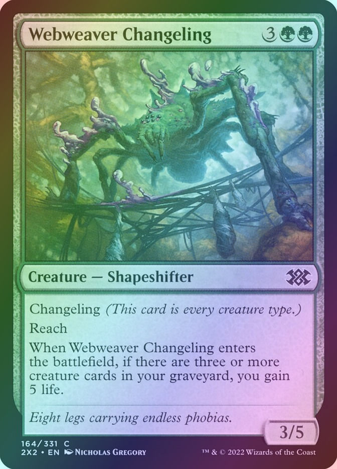 Webweaver Changeling (2X2) (164) / Foil
