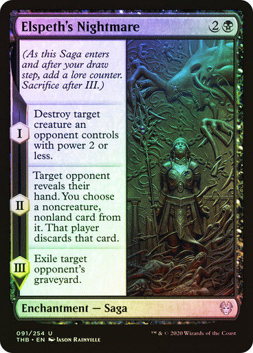 Elspeth's Nightmare (THB) (91) / Foil
