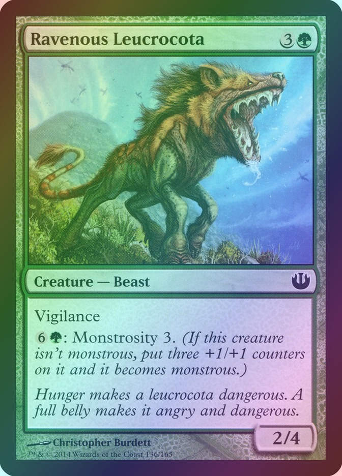 Ravenous Leucrocota (JOU) (136) / Foil