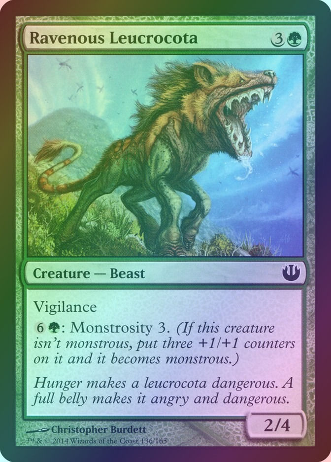 Ravenous Leucrocota (JOU) (136) / Foil
