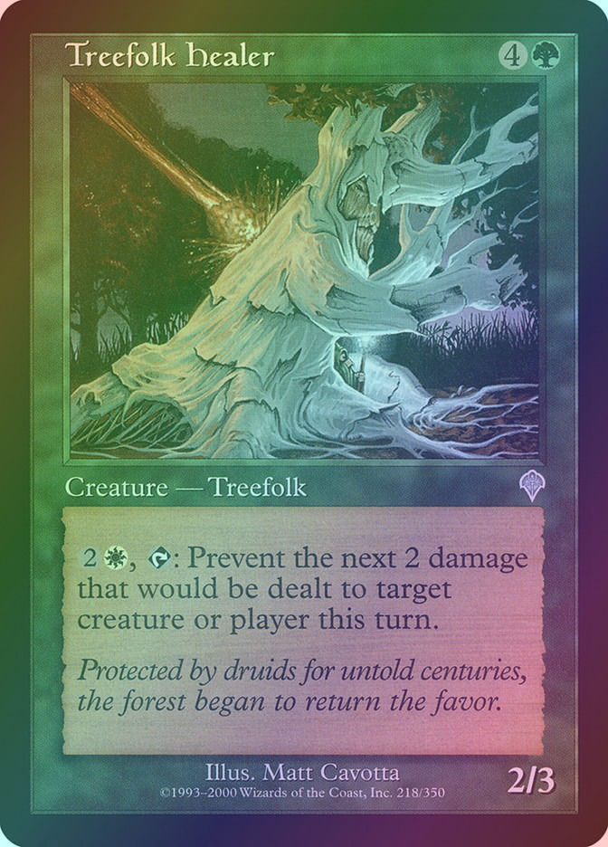 Treefolk Healer (INV) (218) / Foil