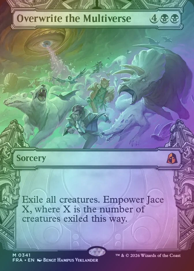 Overwrite the Multiverse (FRA) (341) / Borderless / Showcase / Foil
