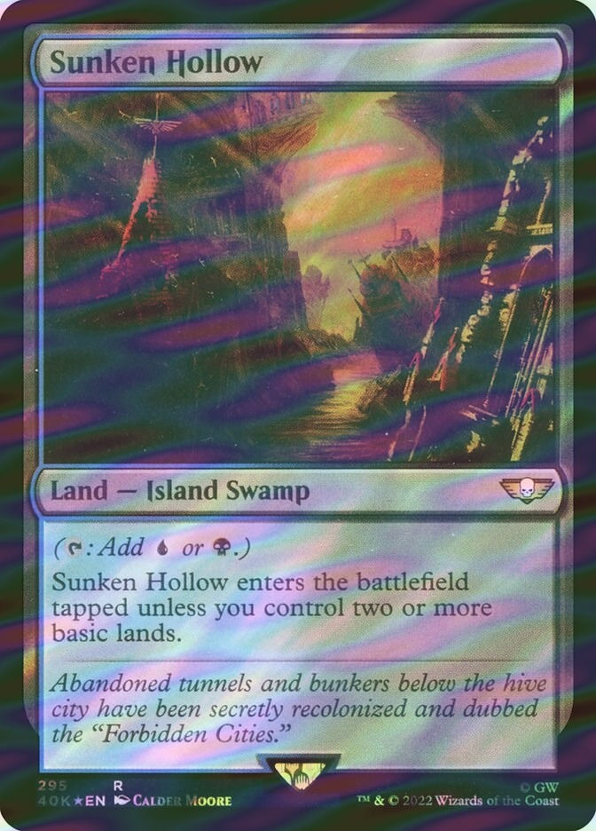 Sunken Hollow (40K) (295★) / Surge Foil