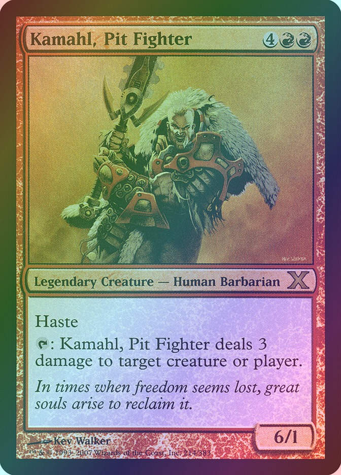 Kamahl, Pit Fighter (10E) (214★) / Foil