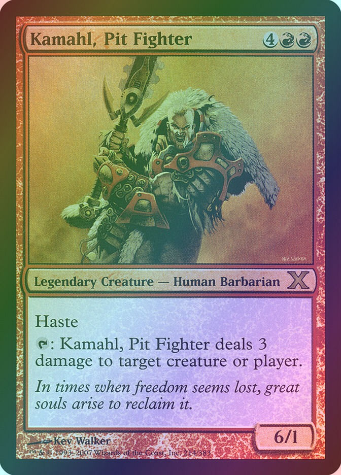 Kamahl, Pit Fighter (10E) (214★) / Foil