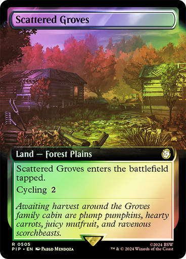 Scattered Groves (pip) (505) / Extended Art Foil