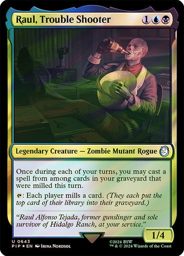 Raul, Trouble Shooter (pip) (643) / Surge Foil