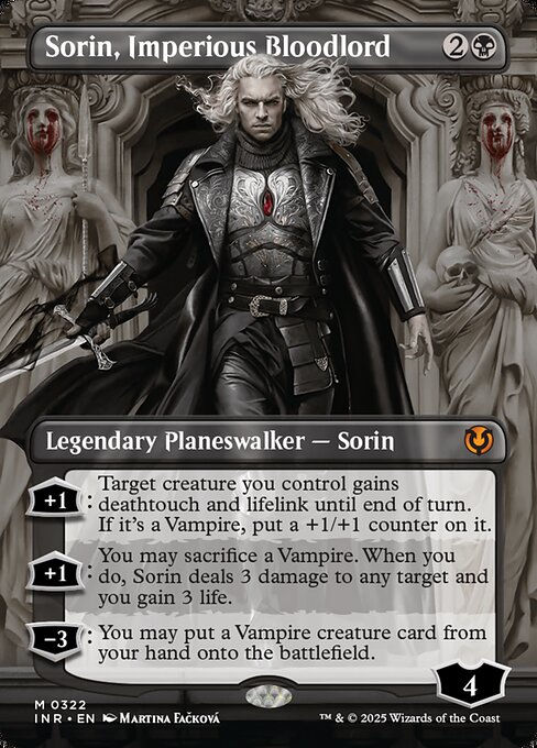 Sorin, Imperious Bloodlord (INR) (322) / Borderless