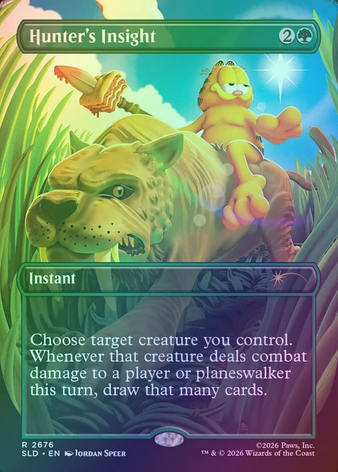 Hunter's Insight (SLD) (2676) / Borderless / Foil