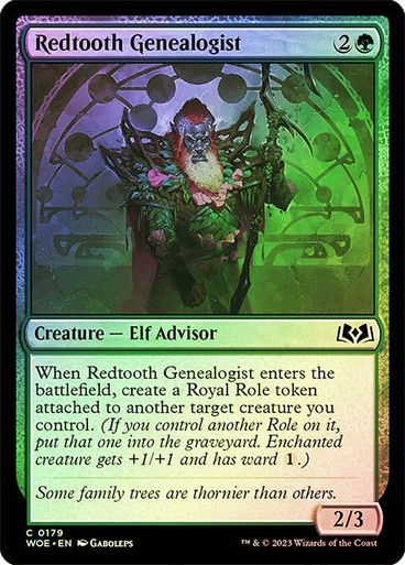 Redtooth Genealogist (woe) / Foil