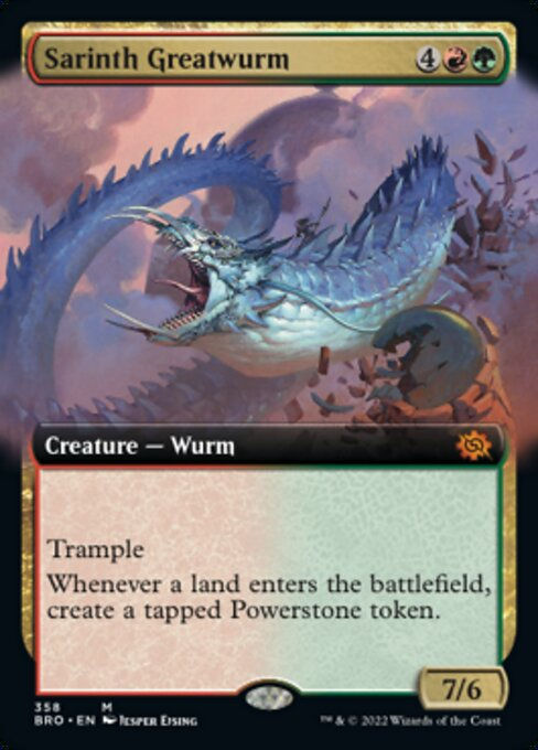 Sarinth Greatwurm (BRO) / Extended Art