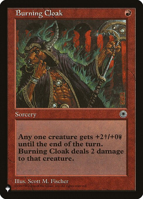 Burning Cloak (PLST) (POR-120)