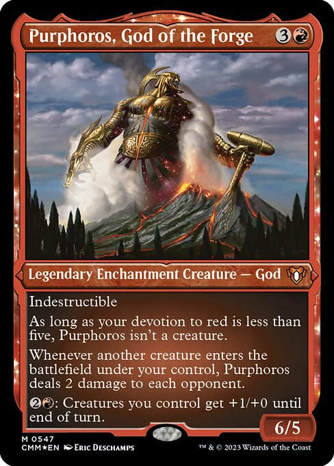 Purphoros, God of the Forge (cmm) / Foil Etched