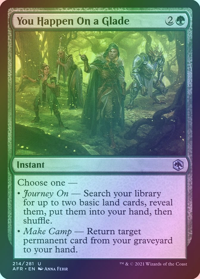 You Happen On a Glade (AFR) (214) / Foil