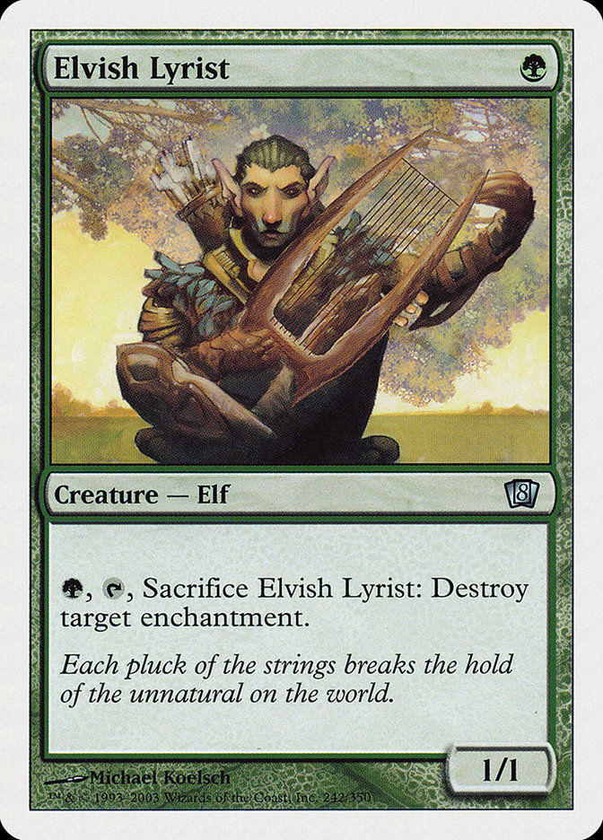 Elvish Lyrist (8ED) (242)